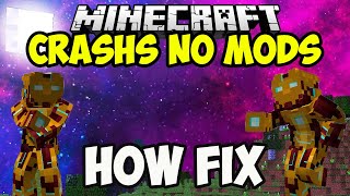 HOW TO FIX MINECRAFT 1213 CRASH NO MODS 6 ways 2024 [upl. by Retsila]