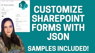 Customize SharePoint Forms with JSON [upl. by Luapnaej]