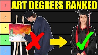 Art Degree Tier List Art Majors RANKED [upl. by Atinrev907]