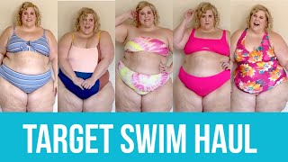 Target Plus Size Swimwear Haul  Try On [upl. by Occer754]