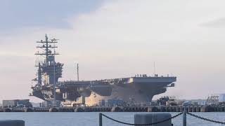 Ships Begin to Return to Naval Station Norfolk Following Hurricane Dorian [upl. by Tori]