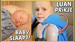 EiGEN BEDJE SLAPEN amp LUAN 9 JAARSPRiK 💉  Bellinga Vlog 2339 [upl. by Pirozzo]