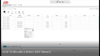 ADP How To Record A Bonus Not Weekly [upl. by Carrick]