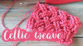 Celtic Weave Crochet Stitch [upl. by Jabon712]