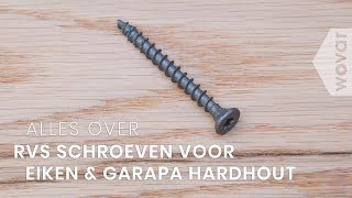 Welke schroeven voor eikenhout  Schroeven voor hardhout [upl. by Novahs]