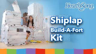 Creative Play with Shiplap BuildAFort Kit [upl. by Dis465]