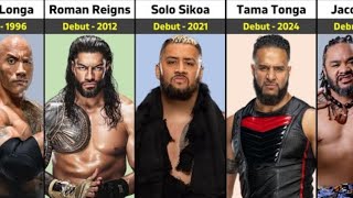 WWE Anoai Family All Wrestlers Debut [upl. by Einre]