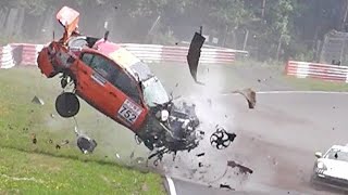 NÜRBURGRING FAILS amp MISTAKES Compilation Racing Nordschleife 24H Nürburgring VLN NLS [upl. by Nuahsor330]