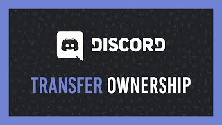 Discord How to transfer ownership to another account [upl. by Noiroc]