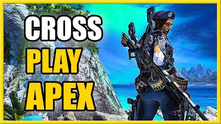 How to Enable Crossplay in Apex Legends amp Invite or ADD Players Fast Method [upl. by Goldner]