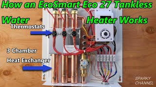 How the EcoSmart ECO 27 Electric Tankless Water Heater Works [upl. by Ekoorb]