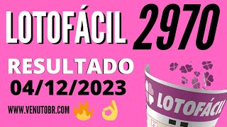 🍀 Resultado Lotofácil 2970 [upl. by Annawot889]