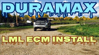 Lml Duramax ECM install [upl. by Nibroc187]