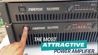 SWETON K2H3000 Power Amplifier  Coolest Power Amplifiers 2024  Sweton K2 Series [upl. by Grossman]