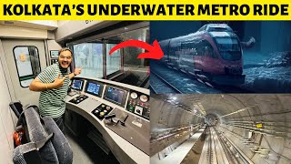 India’s First Underwater Metro Journey below Hooghly River  Kolkata Metro  Incredible India [upl. by Alitha462]