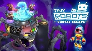 Tiny Robots Portal Escape  iOS  Global Launch Gameplay [upl. by Ythomit]