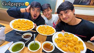 Golgappa eating challenge with friends 😂 [upl. by Ode]