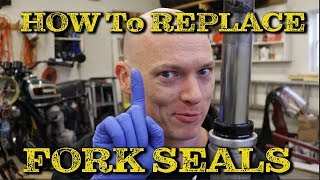 Honda CB750 Fork Seal Replacement How TO [upl. by Yliab]