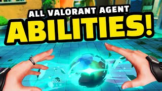 VALORANT  ALL AGENT ABILITIES EXPLAINED Tips and Advice [upl. by Brigham]