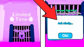 🥳 How To UNLOCK SECRET DOOR April Fools EVENT In Pet Simulator X [upl. by Anircam155]