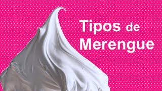 TIPOS DE MERENGUE Francés Italiano y Suizo  Diferencias y Usos │Club de Reposteria [upl. by Certie307]