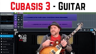 Cubasis 3  Recording electric guitars iPad [upl. by Breger884]