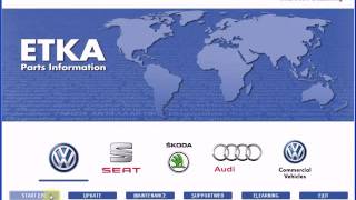 How to install ETKA Electronic Catalogue V75 for Audi VW Seat Skoda [upl. by Anifled]