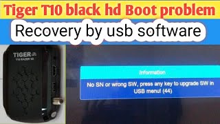 Tiger T10 mini Boot problem recovery by USB [upl. by Dickerson]