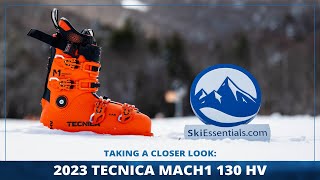 2023 Tecnica Mach1 130 HV Ski Boots Short Review with SkiEssentialscom [upl. by Gemini409]