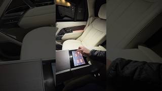 2024 Range Rover rear seat lighting via touchscreen high or low warm or cold rangerover howto [upl. by Sulohcin]