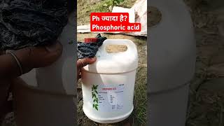 Use of phosphoric acid in ur field gaow sugarcane farming [upl. by Yttiy]