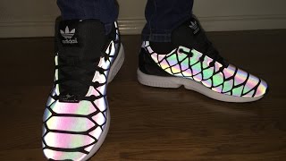 Adidas ZX Flux Xenopeltis unbox and on feet review Zeno Flux ZX [upl. by Fiedler446]