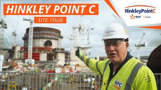 Behind the scenes site tour of Hinkley Point C  April 2023 [upl. by Dloreh]