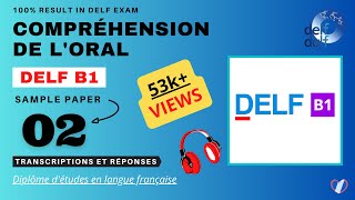 DELF B1  Compréhension de lorale No 02  DELF B1 Listening Practice Test Online [upl. by Whatley880]