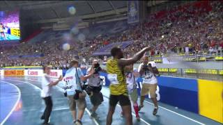 Mens 100m Final  IAAF World Championships Moscow 2013 [upl. by Svirad]