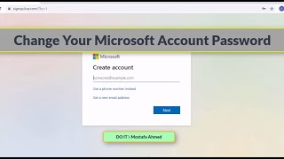 How to change Microsoft account password ll Easy steps to know [upl. by Terencio]