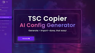 TSC Copier with Ai Keyword Config [upl. by Rozina364]