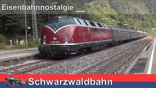 Sonderfahrt mit V200 033 auf der Schwarzwaldbahn [upl. by Yentuoc]