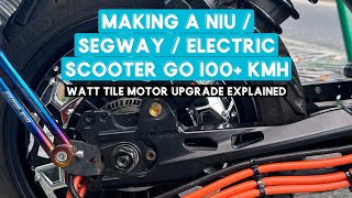 Making your NIU  Segway  Electric Scooter go 100KMH [upl. by Aneetsirhc]