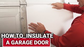 How To Insulate A Garage Door  Ace Hardware [upl. by Aimej]