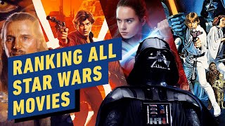 Ranking the Star Wars Movies From Worst to Best [upl. by Aleuqahs]