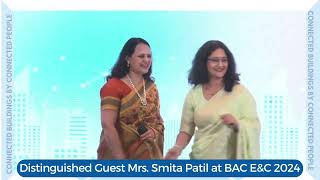 Distinguished guest Mrs Smita Patil Speech at BAC EampC 2024 [upl. by Oilisab343]