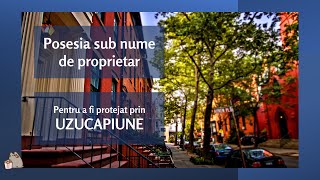 Posesia necesara pentru uzucapiune MD [upl. by Naillimixam]