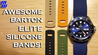 Barton Elite Silicone Bands are frickin sweet [upl. by Necaj296]