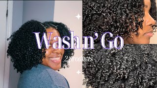 WASH N’ GO 🌀 FULL WASH DAY ROUTINE💦  LOW POROSITY HAIR  NATURAL HAIR [upl. by Nitaj]