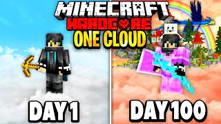 I Survived 100 Days on One Cloud in Minecraft Heres What Happened [upl. by Herman92]