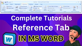 HOW TO USE REFERENCE TAB IN MS WORD  Shortcut key for reference tab in ms Word  Features [upl. by Eadwina]