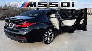 2022 BMW M550i Walkaround Review  Exhaust Sound amp Launch Control [upl. by Pare]