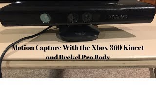 How to Record a Motion Capture File With an Xbox 360 Kinect and Brekel Body Pro [upl. by Adlog]