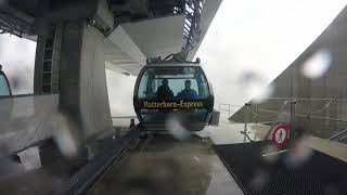 ★ Switzerland  Cable Car from Klein Matterhorn to Trockener Steg  Gondola to Zermatt [upl. by Aiceled]